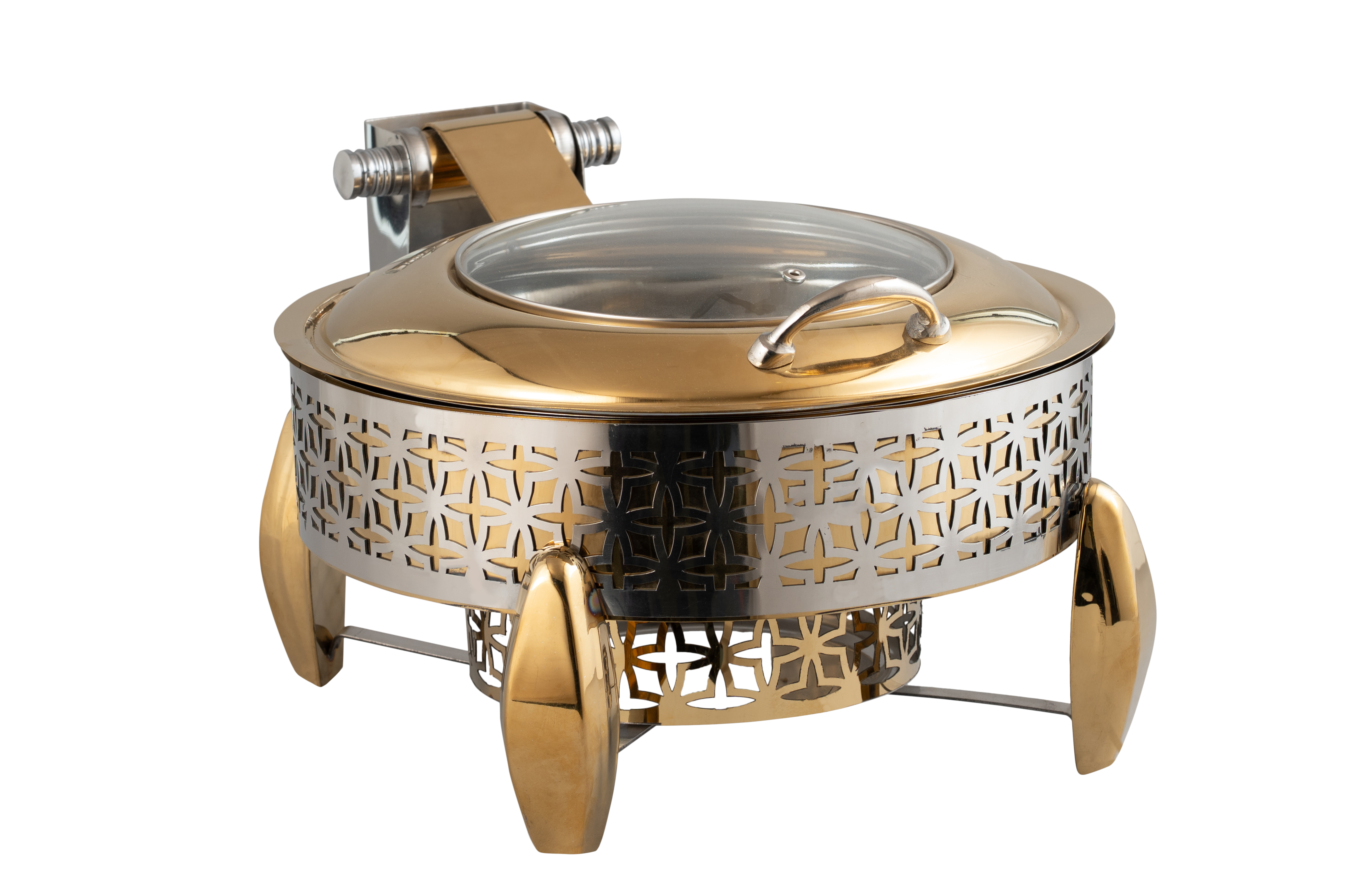 Donga Set Round Diamond Leg With Laser Cut
