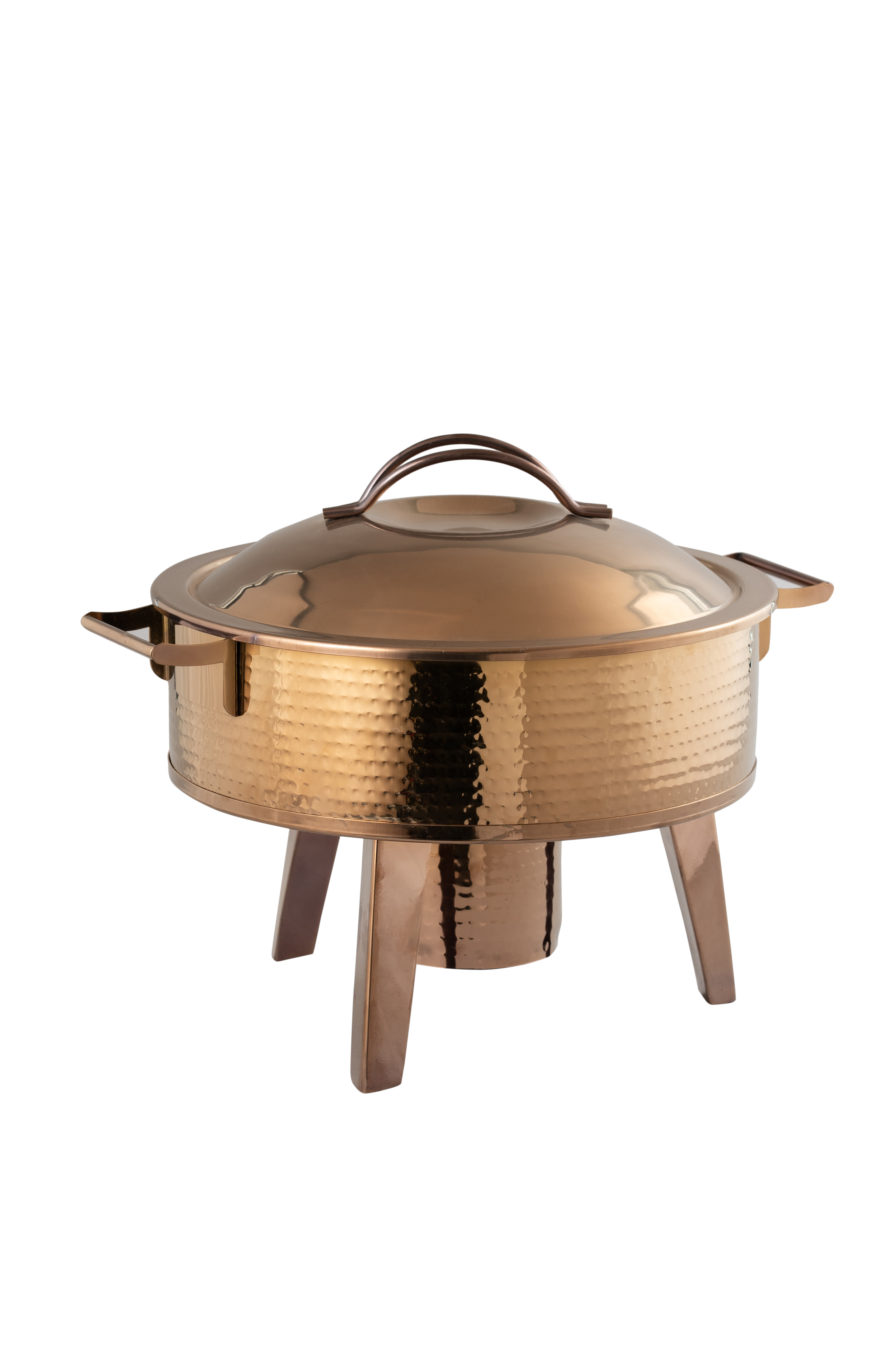 Donga Set 3 Paya Bhagona Handi Full Hammer Rose Gold