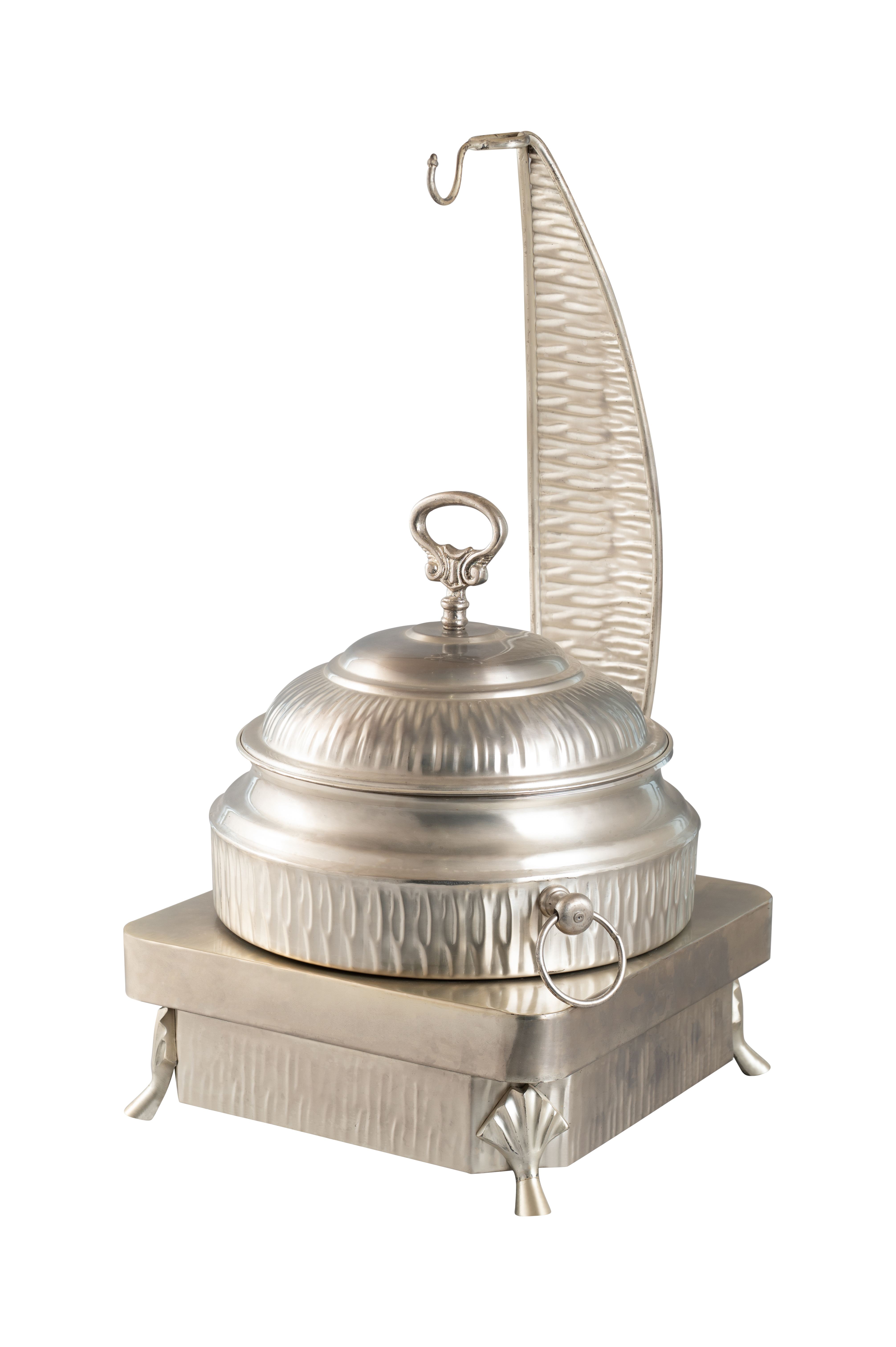 Donga Set Brass Silver With Naag Hanger