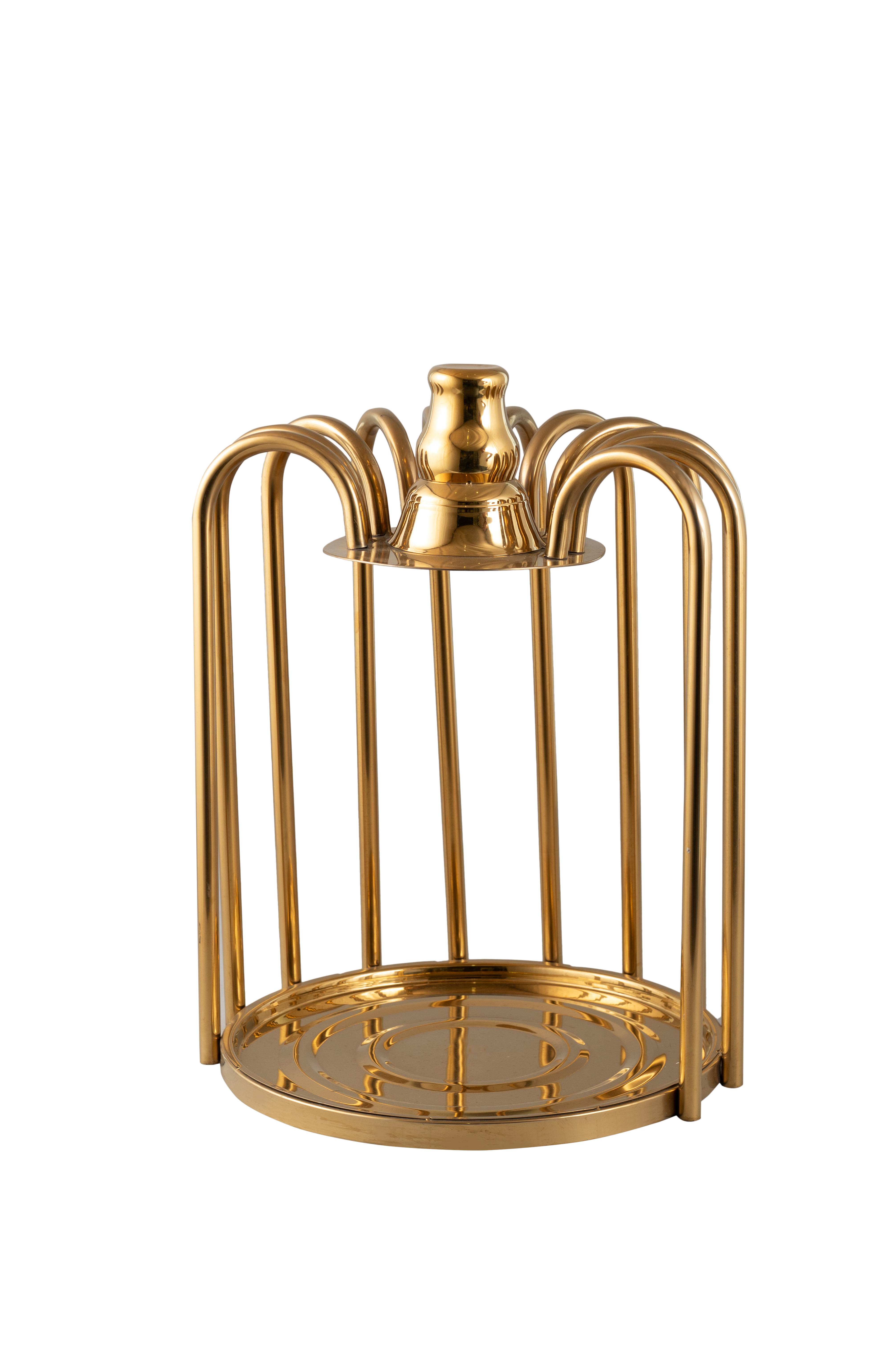Plate Stand Round Pipe Single